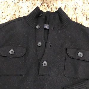 Black Banana Republic merino wool sweater